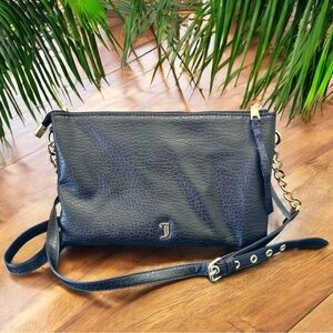 JUICY COUTURE Black Crossbody Bag w/ Gold-Tone Details